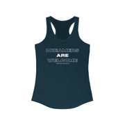 Dreamers are welcome women's Ideal Racerback Tank