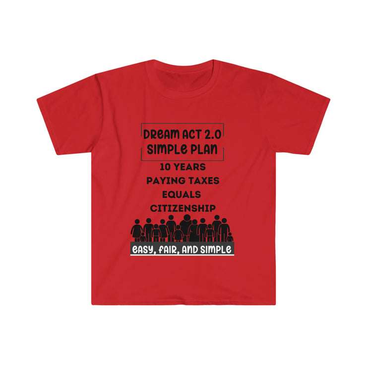 Dream Act 2.0 unisex Softstyle T-Shirt