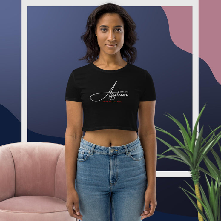 Asylum Seekers Organic Crop Top